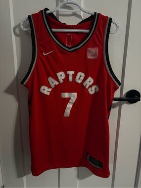 Nike Toronto Raptors Kyle Lowry Red Basketball Jersey